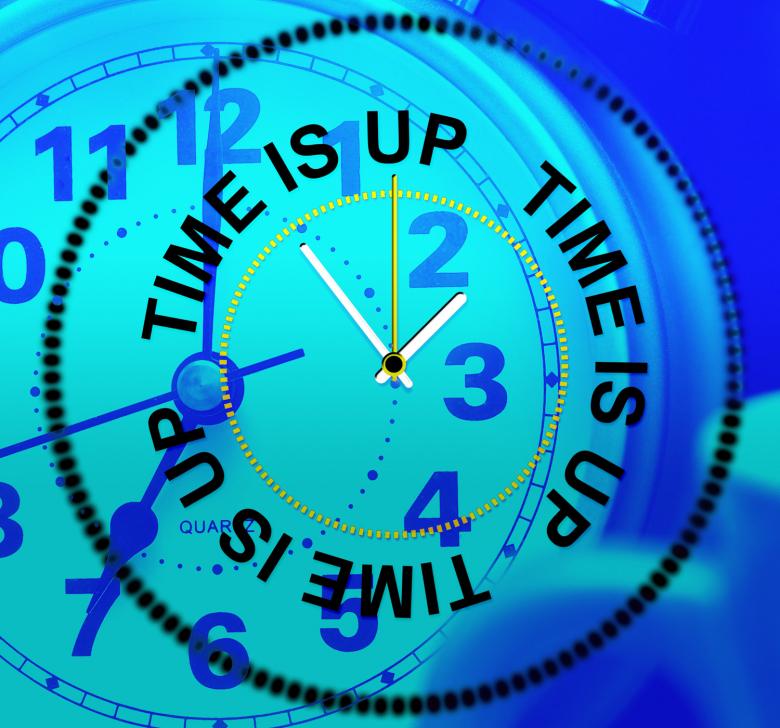 Free stock image of Time Is Up Indicates Behind Schedule And Checking created by Stuart Miles