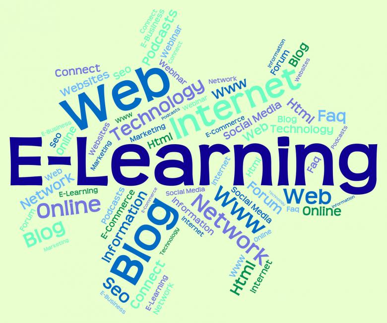Free stock image of Elearning Word Means World Wide Web And College created by Stuart Miles