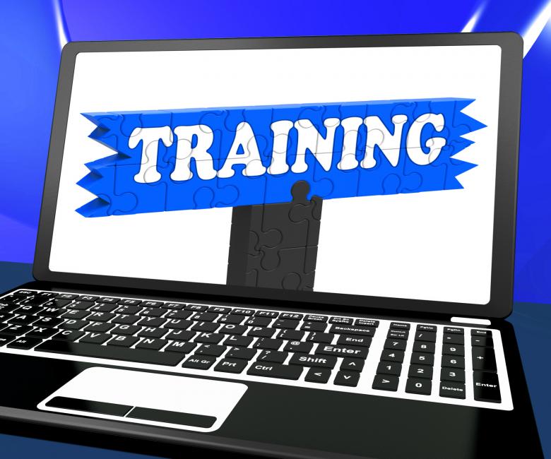 Free stock image of Training On Laptop Shows Coaching created by Stuart Miles