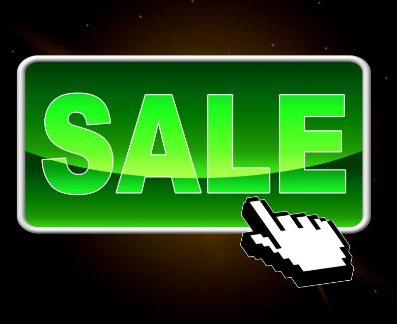 Free stock image of Sale Button Indicates World Wide Web And Merchandise created by Stuart Miles
