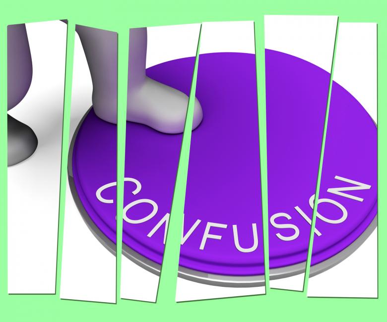 Free stock image of Confusion Pressed Shows Muddle Unclear And Unsure created by Stuart Miles