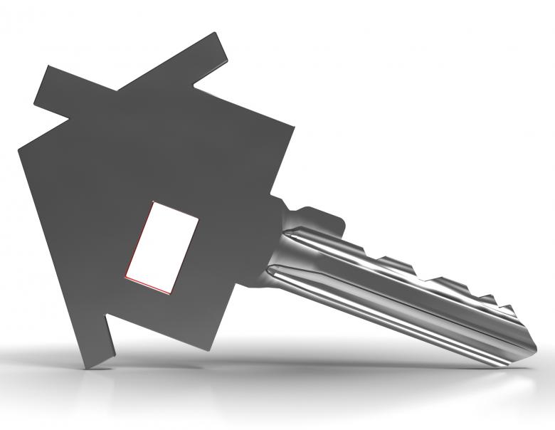 Free stock image of Key With House Shows Home Security created by Stuart Miles