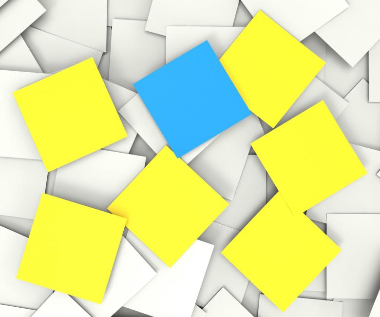 Free stock image of Blank Post It Notes Shows Copyspace Messages And Notices created by Stuart Miles