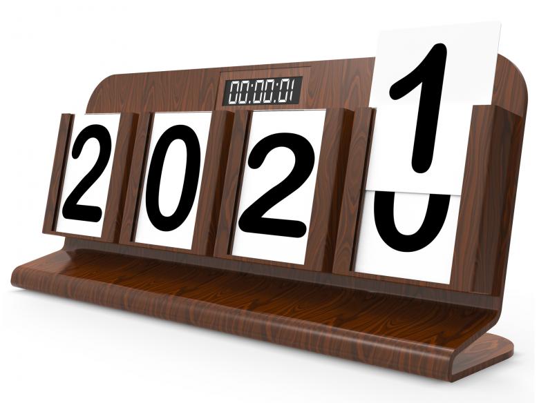 Free stock image of Twenty Twenty One Shows 2021 New Year 3d Rendering created by Stuart Miles