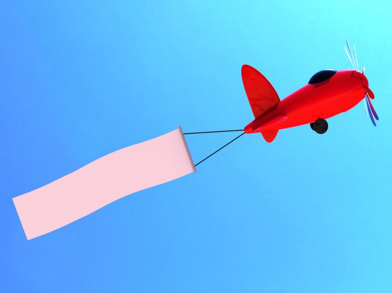 Free stock image of Flights Banner Indicates Empty Space And Air created by Stuart Miles