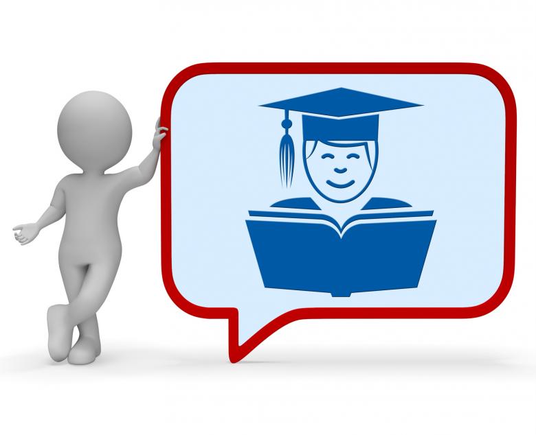 Free stock image of Teacher Speech Bubble Represents Give Lessons And Communication 3d Ren created by Stuart Miles