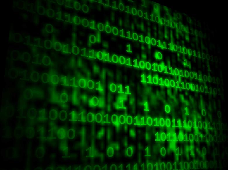 Free stock image of Matrix Code Copyspace Shows Digital Numbers Programming Background created by Stuart Miles