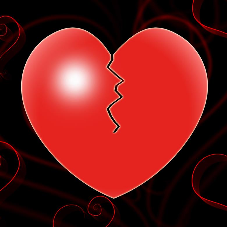 Free stock image of Broken Heart Represents Valentines Day And Affection created by Stuart Miles