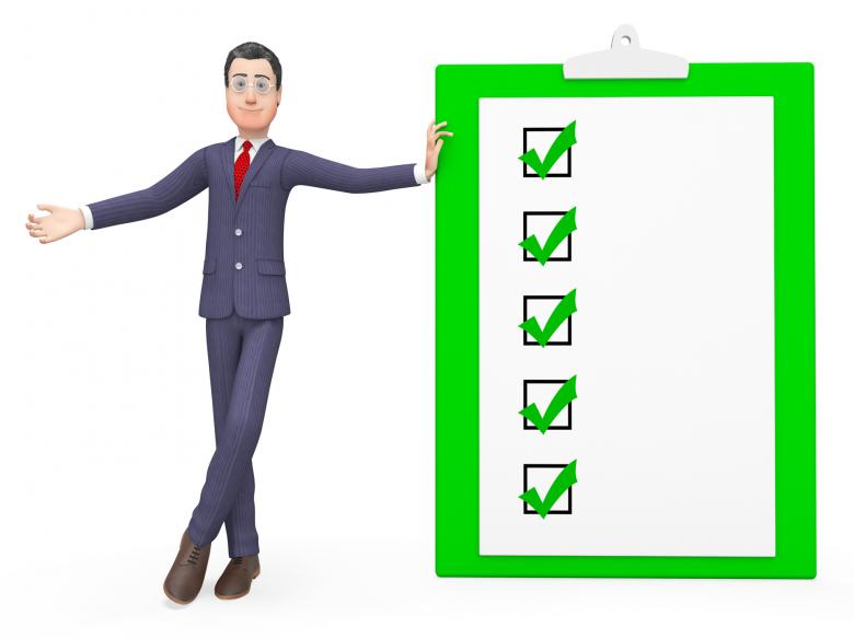 Free stock image of Check Marks Means Tick Symbol And Affirmation 3d Rendering created by Stuart Miles
