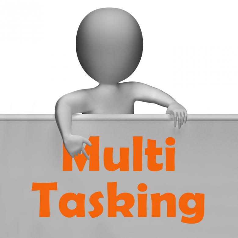 Free stock image of Multitasking Sign Means Doing Multiple Tasks Simultaneously created by Stuart Miles