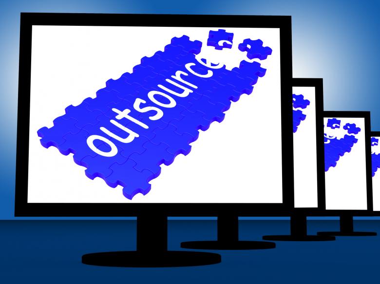 Free stock image of Outsource On Monitors Shows Subcontracts created by Stuart Miles