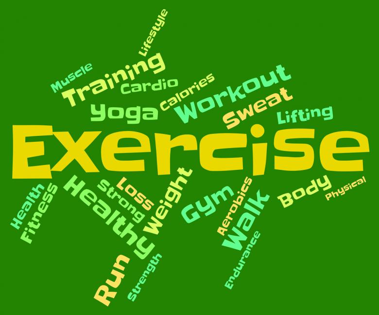 Free stock image of Exercise Words Means Get Fit And Exercised created by Stuart Miles