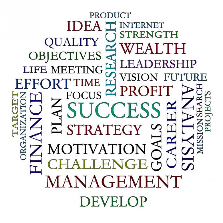 Free stock image of Word Cloud Shows Road To Success created by Stuart Miles