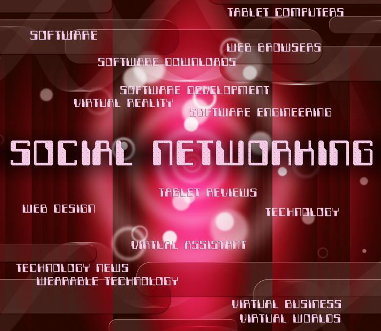 Free stock image of Social Networking Means Text Digital And Community created by Stuart Miles