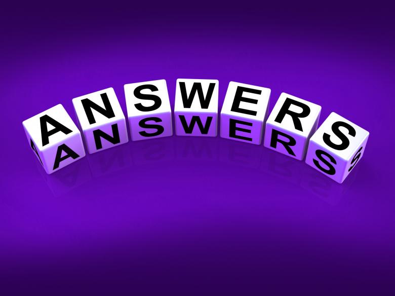Free stock image of Answers Blocks Represent Responses and Solutions to Questions created by Stuart Miles