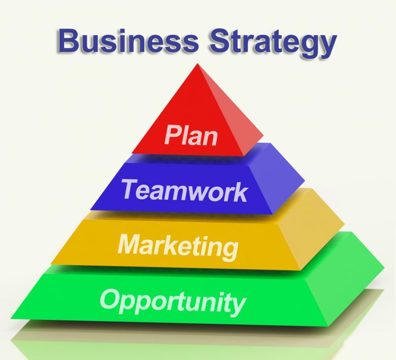 Free stock image of Business Strategy Pyramid Showing Teamwork And Plan created by Stuart Miles