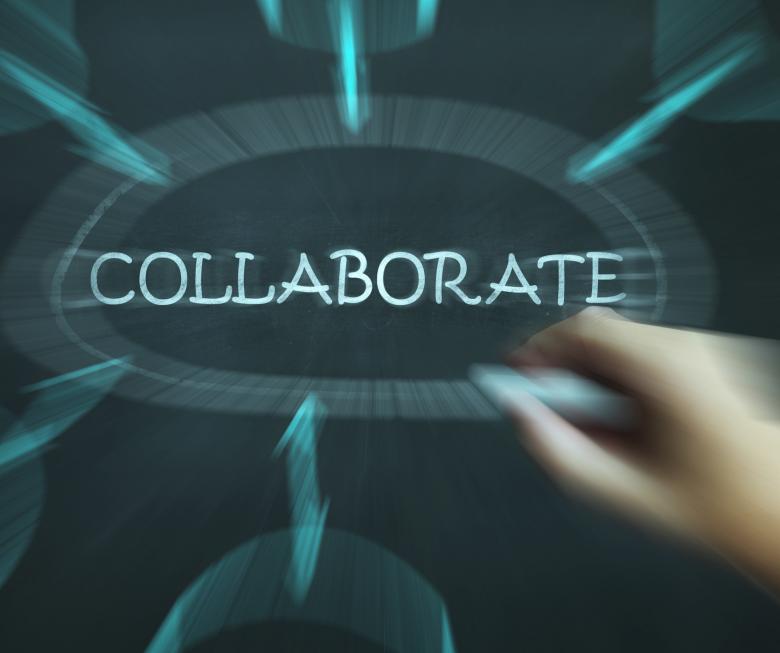 Free stock image of Collaborate Diagram Shows Working Together And Synergy created by Stuart Miles
