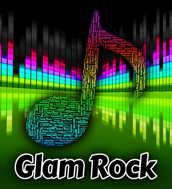 Free stock image of Glam Rock Indicates Sound Track And Harmonies created by Stuart Miles