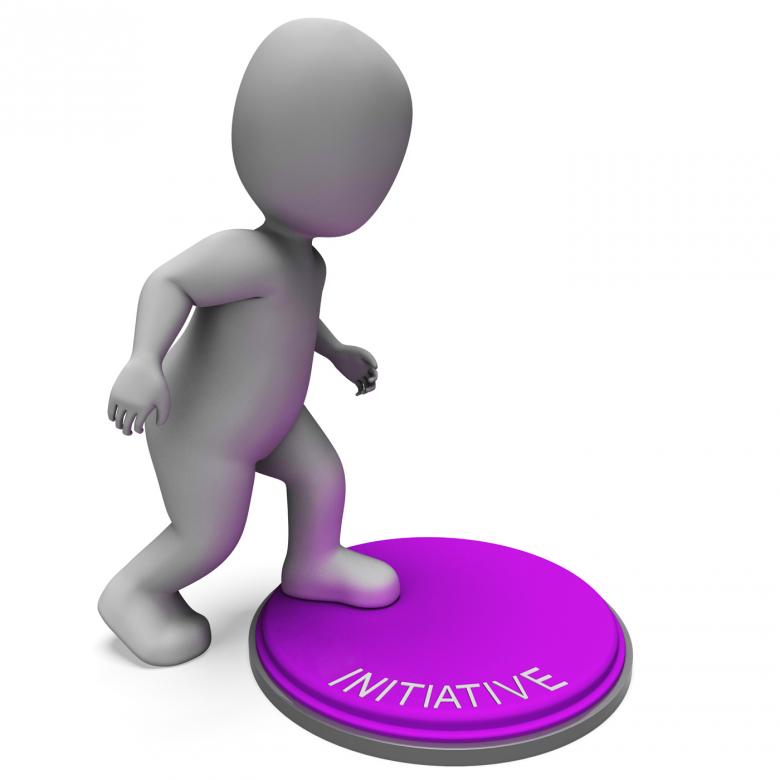 Free stock image of Initiative Button Means Resourceful Inventive And Leader created by Stuart Miles