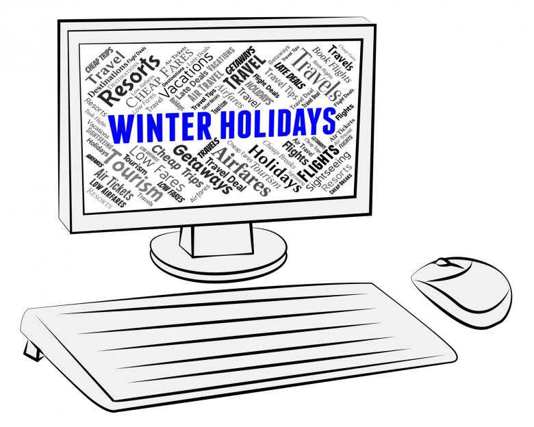 Free stock image of Winter Holidays Indicates Getaway Pc And Computer created by Stuart Miles