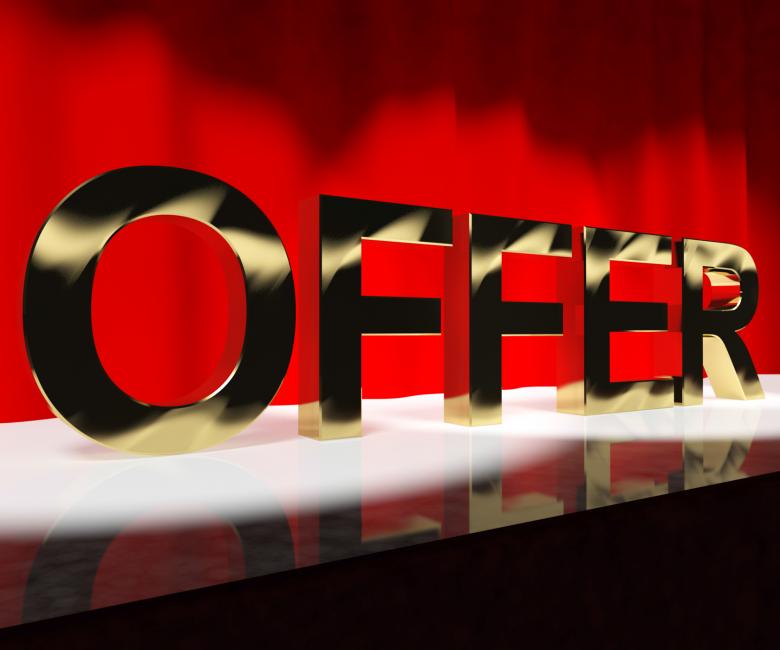 Free stock image of Offer Word On Stage Meaning Discount Show Or Shows created by Stuart Miles
