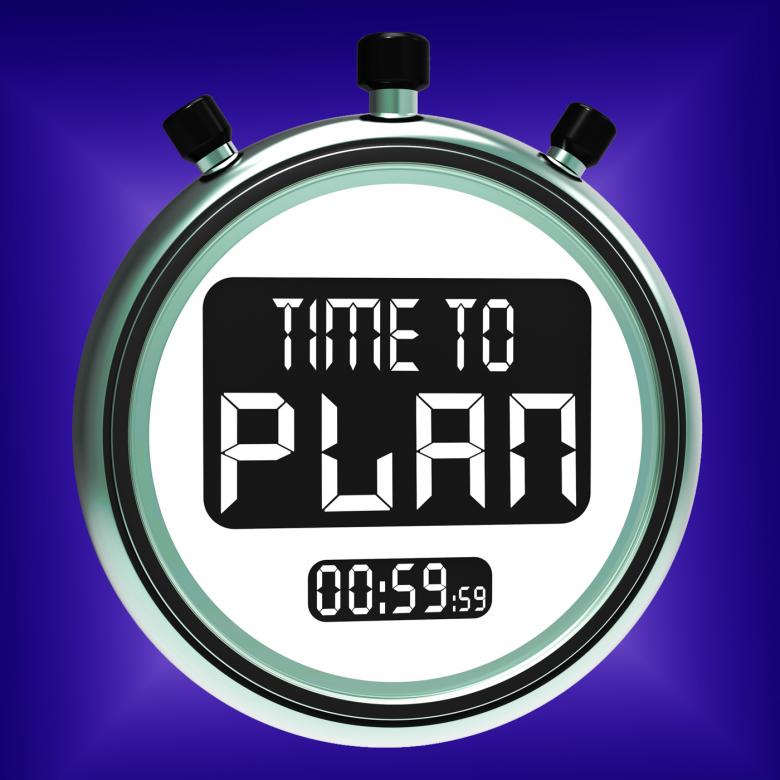 Free stock image of Time To Plan Messager Shows Organizing Strategy And Planning created by Stuart Miles