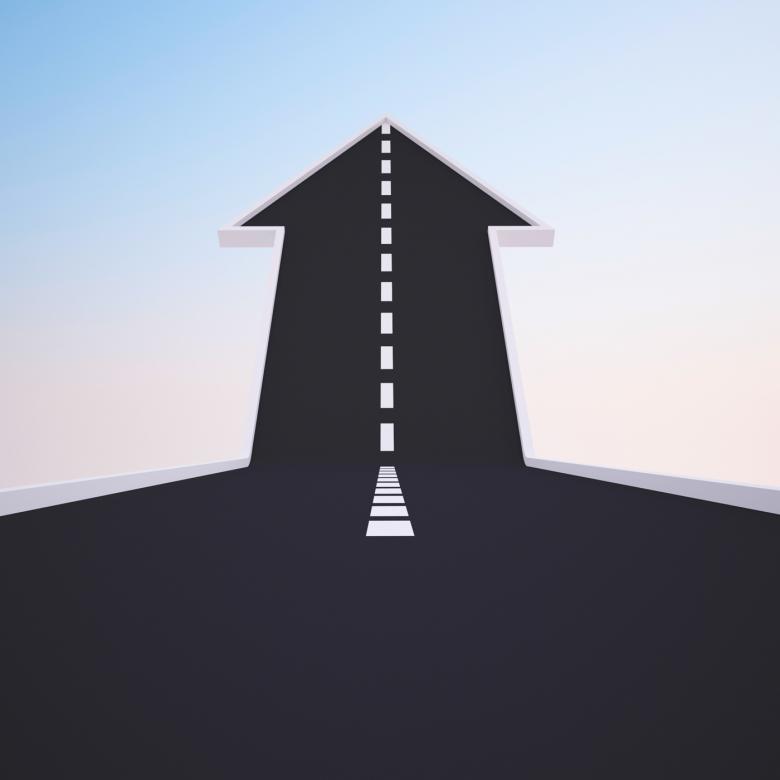 Free stock image of Road Marking On Arrow Shows Direction Or Upward created by Stuart Miles