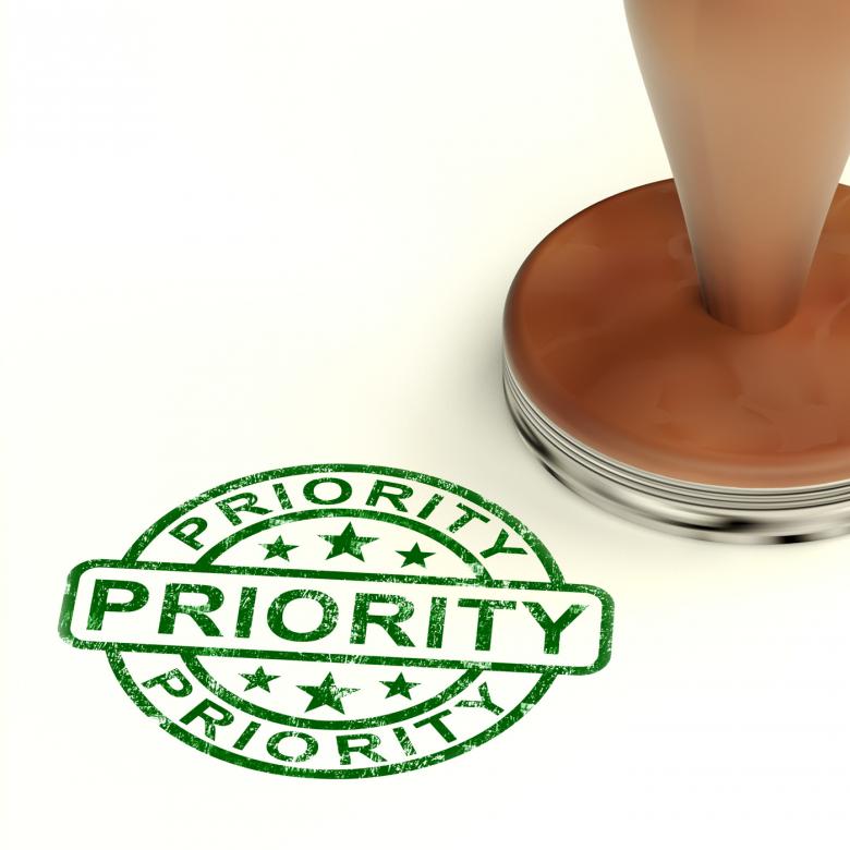 Free stock image of Priority Stamp Showing Rush And Urgent Services created by Stuart Miles