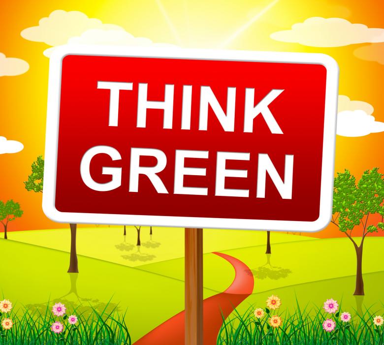 Free stock image of Think Green Shows Eco Friendly And Concept created by Stuart Miles