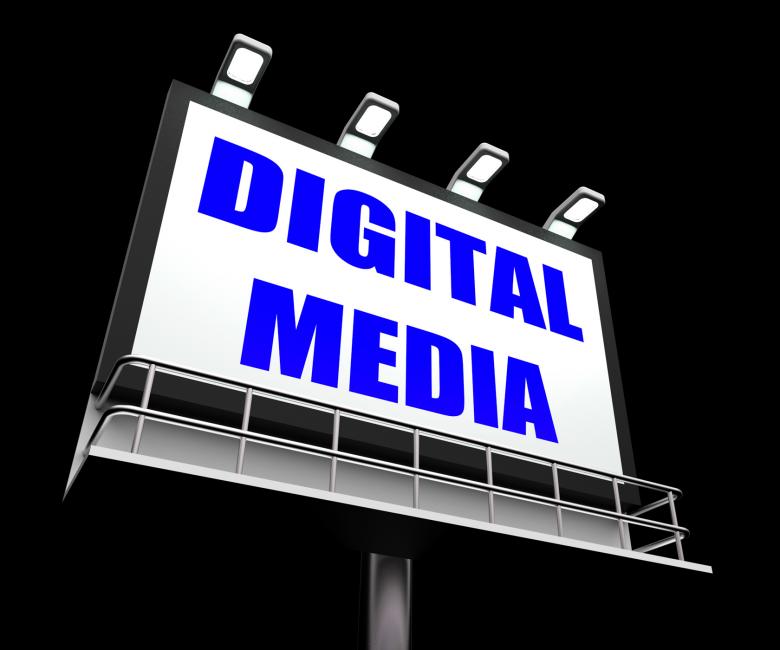 Free stock image of Digital Media Sign Shows Electronic Computer Equipment created by Stuart Miles