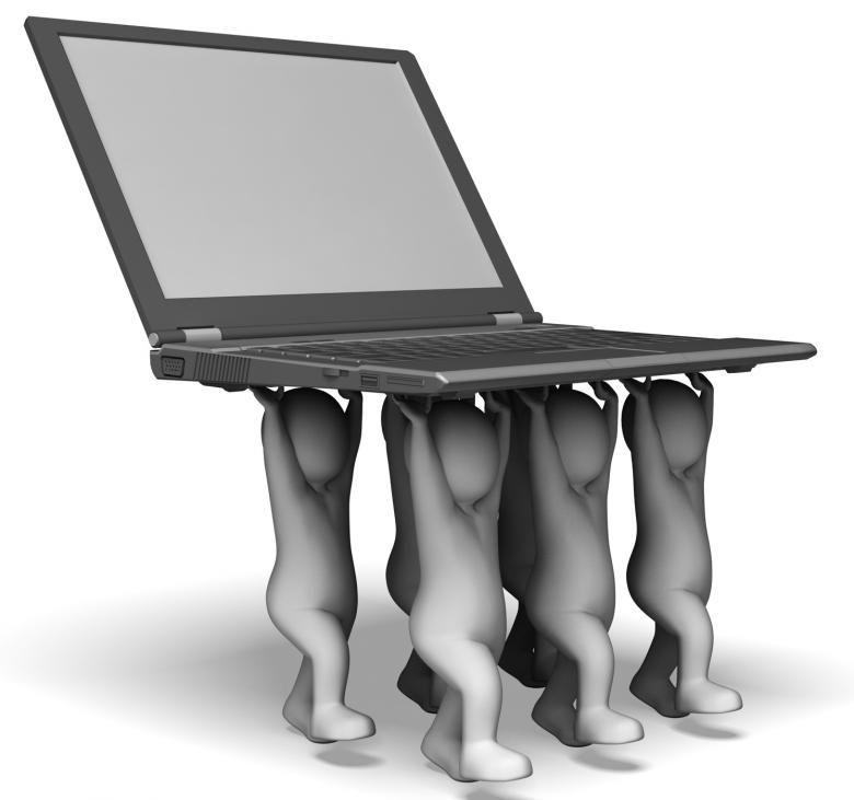Free stock image of Laptop And Characters Shows Web Programming Online created by Stuart Miles