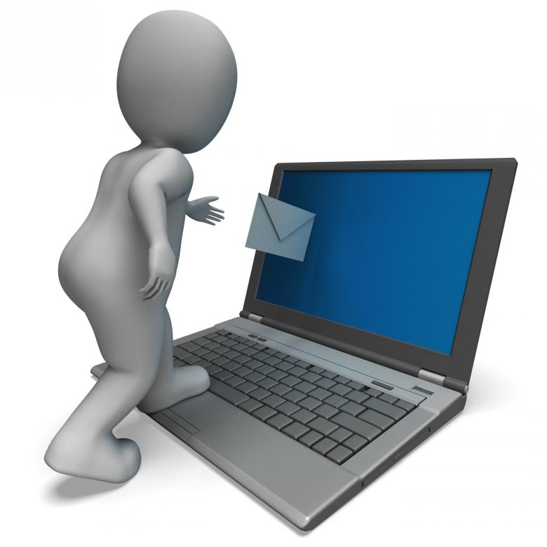 Free stock image of Email From Laptop Shows E-mail Correspondence created by Stuart Miles