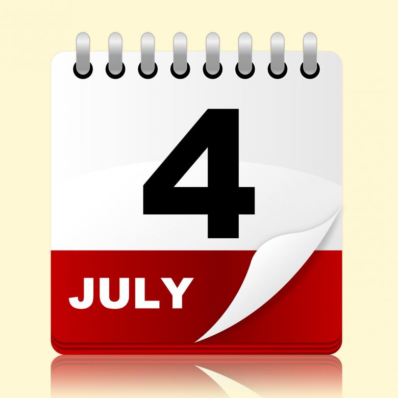Free stock image of Fourth July Represents Planning Reminder And Month created by Stuart Miles