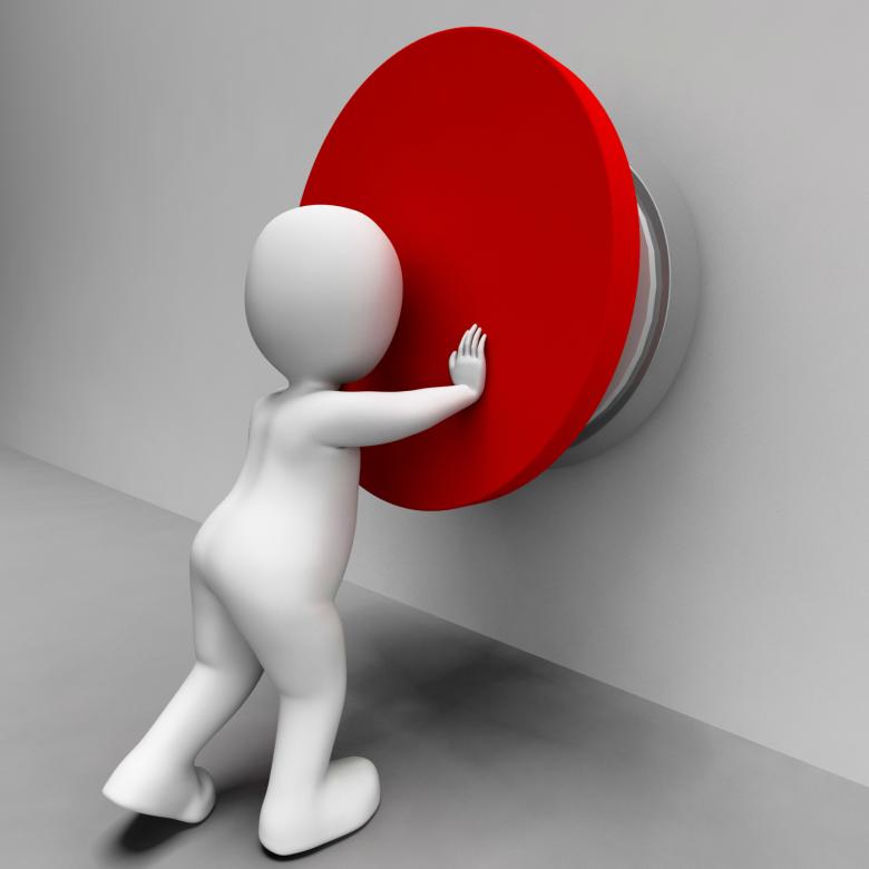Free stock image of Man Pushing Button Shows Controlling created by Stuart Miles