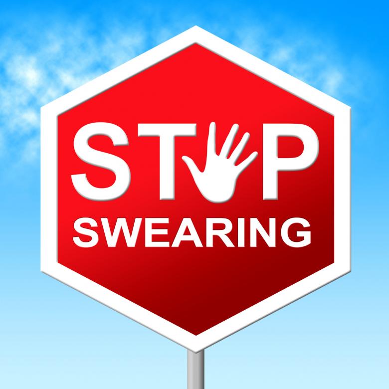 Free stock image of Swearing Stop Shows Ill Mannered And Caution created by Stuart Miles