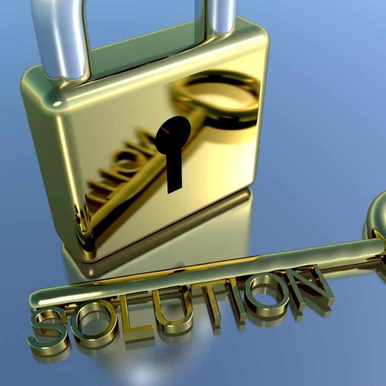 Free stock image of Padlock With Solution Key Showing Strategy Planning And Success created by Stuart Miles