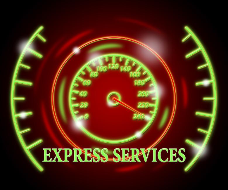 Free stock image of Express Services Shows Help Desk And Action created by Stuart Miles