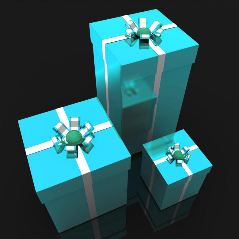 Free stock image of Giftboxes Celebration Indicates Present Joy And Gift-Box created by Stuart Miles