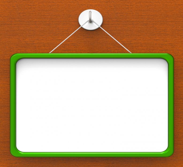 Free stock image of Blank Noticeboard Copyspace Shows Display Space created by Stuart Miles