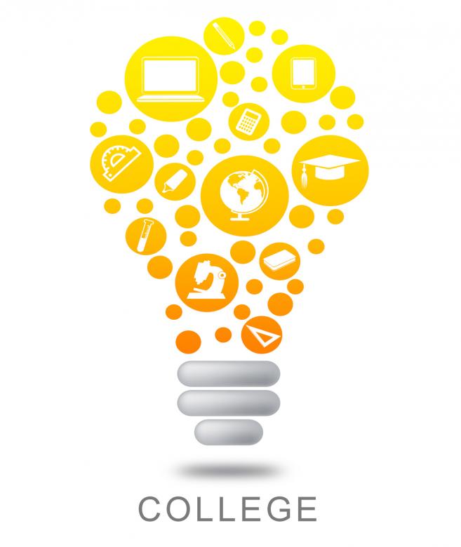 Free stock image of College Lightbulb Shows Power Source And Bright created by Stuart Miles