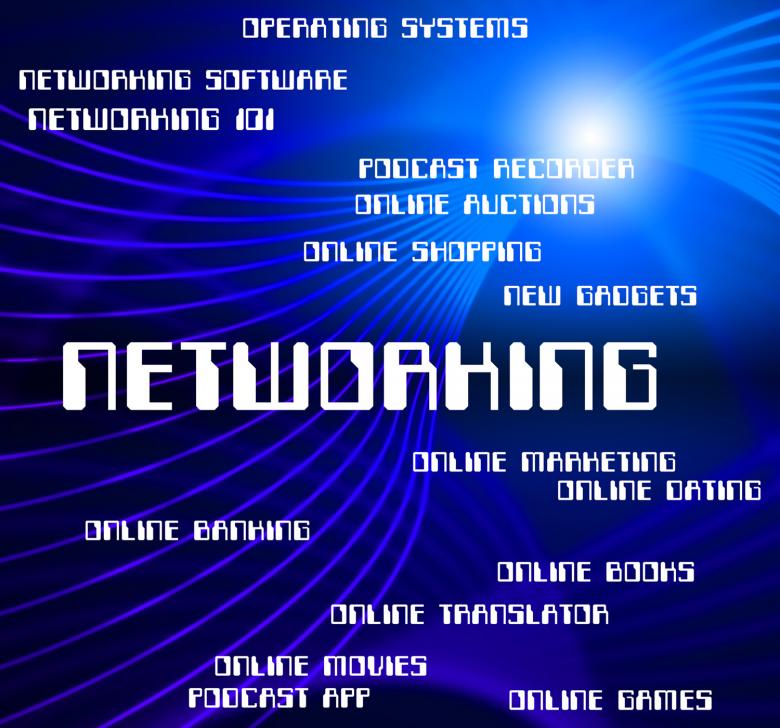 Free stock image of Networking Word Shows Text Connection And Digital created by Stuart Miles