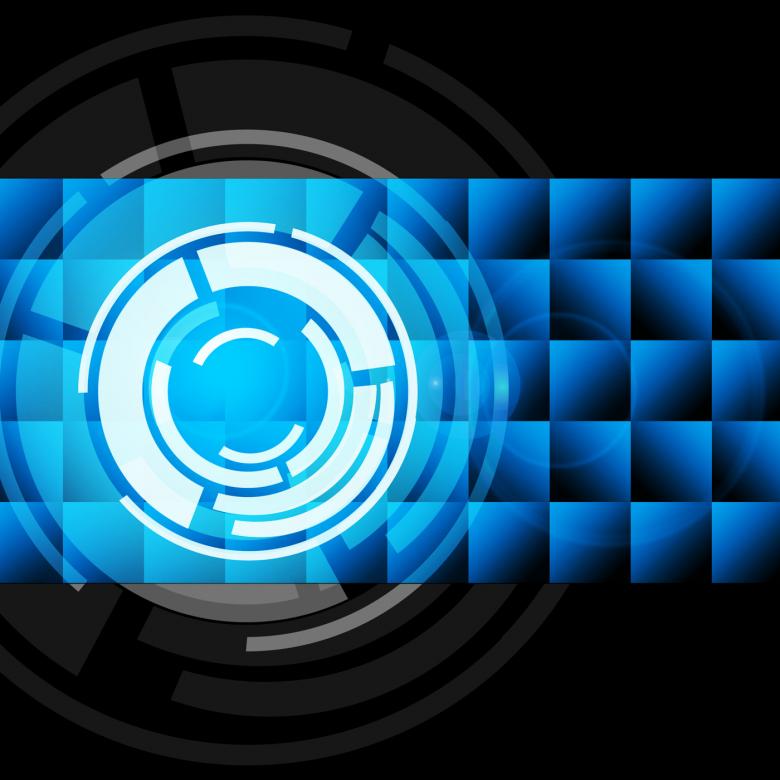 Free stock image of Blue Circles Background Shows Records And Gramophone created by Stuart Miles