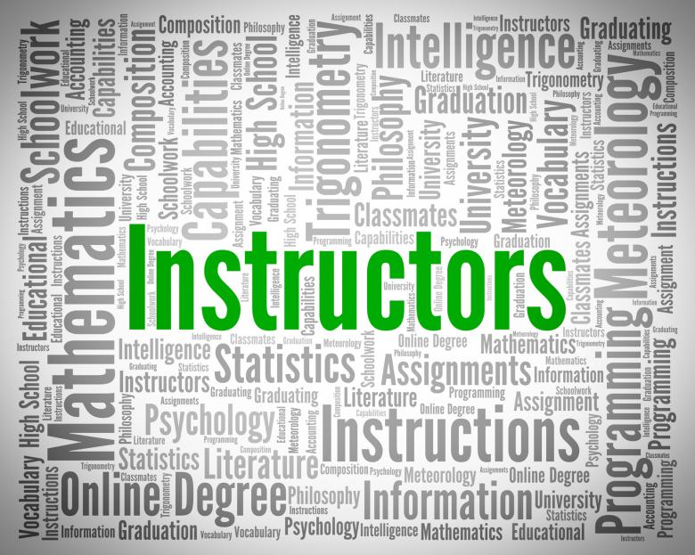 Free stock image of Instructors Word Represents Give Lessons And Coaching created by Stuart Miles
