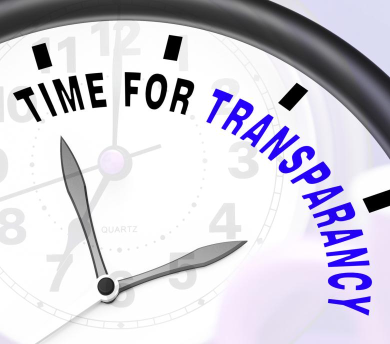 Free stock image of Time For Transparency Message Showing Ethics And Fairness created by Stuart Miles
