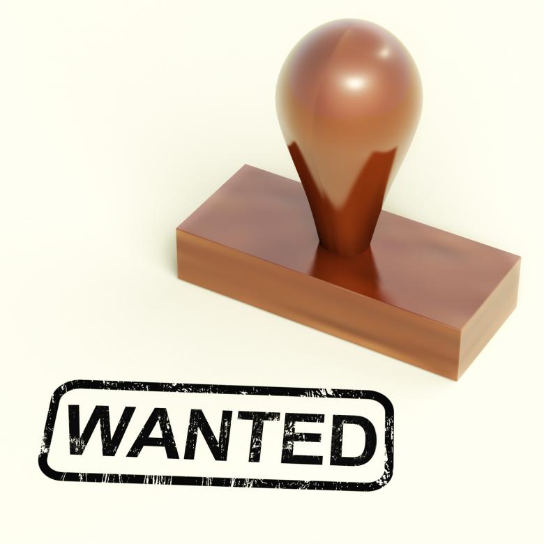 Free stock image of Wanted Rubber Stamp Shows Needed Required Or Seeking created by Stuart Miles