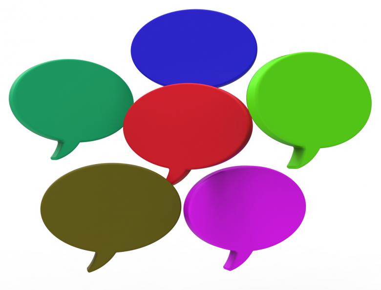 Free stock image of Blank Speech Balloon Shows Copyspace For Thought Chat Or Idea created by Stuart Miles
