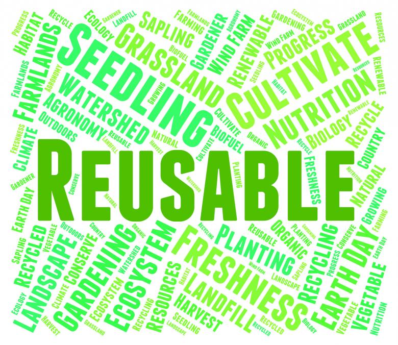 Free stock image of Reusable Word Represents Go Green And Recyclable created by Stuart Miles