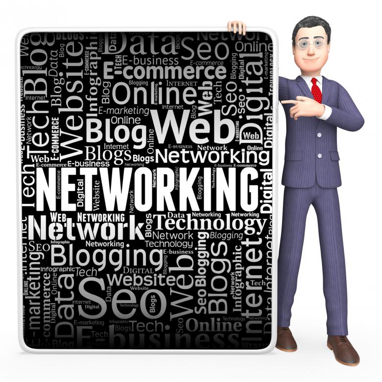 Free stock image of Networking Sign Shows Internet Lan And Signs created by Stuart Miles