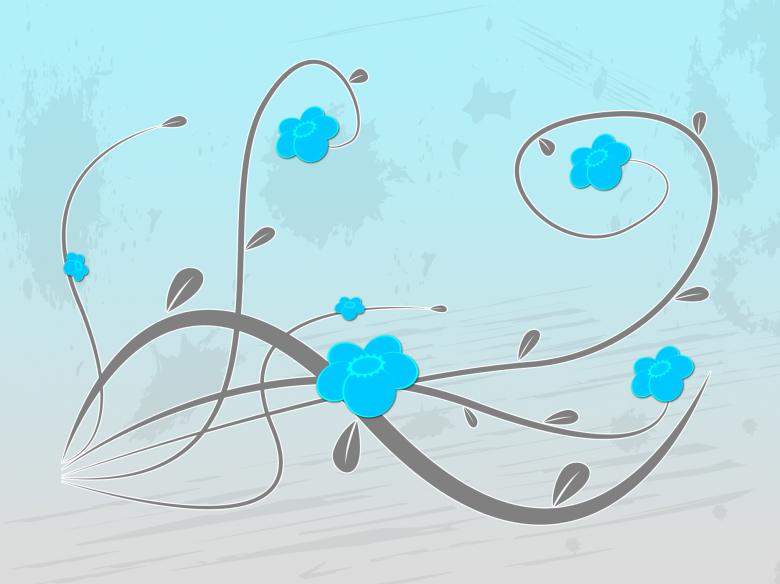 Free stock image of Blue Background Indicates Bouquet Backdrop And Flower created by Stuart Miles