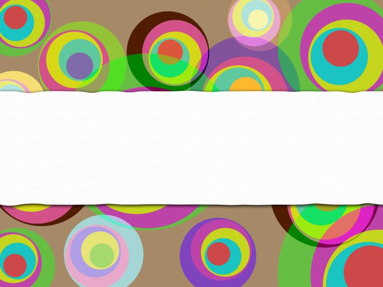 Free stock image of Copyspace Circles Shows Colors Copy-Space And Spectrum created by Stuart Miles